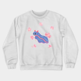 Cherry blossom slug Crewneck Sweatshirt